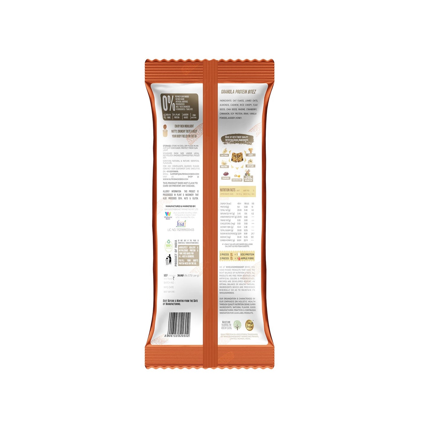 Granola Protein Bites, 40g