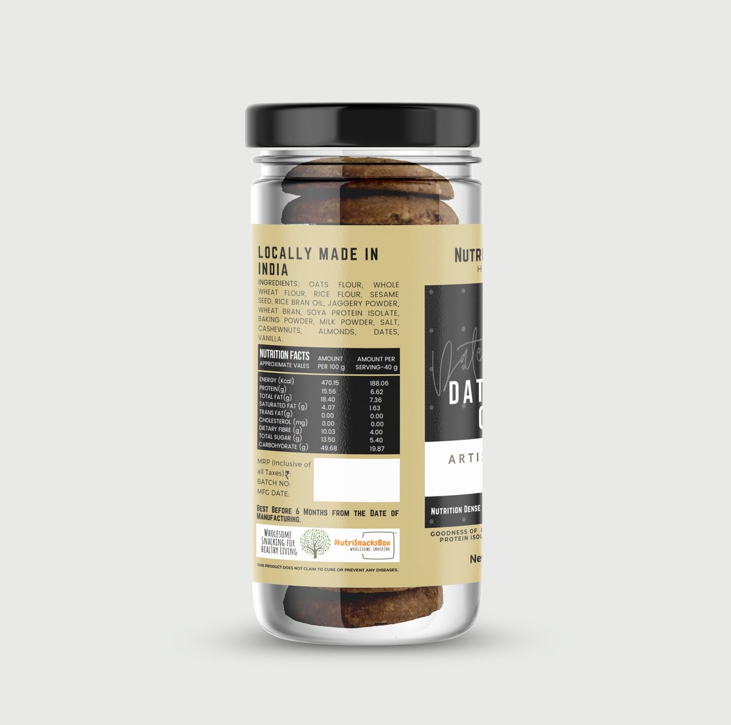 Dates & Nuts Cookies, 150g